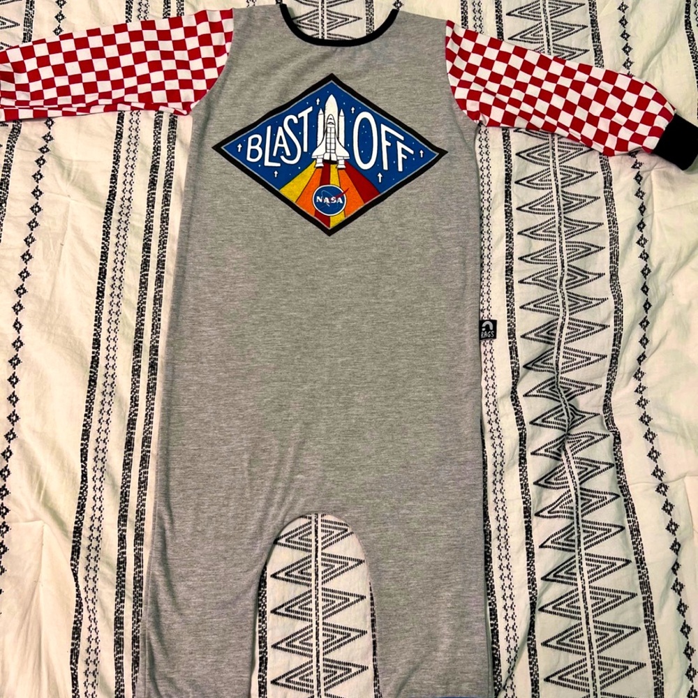 Rags To Raches Romper NASA Space